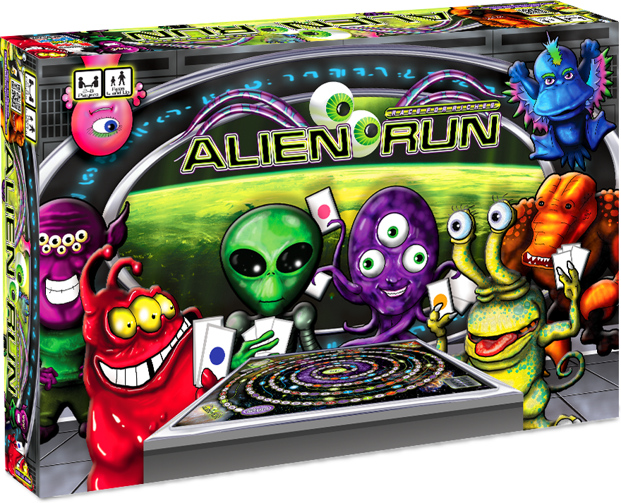 Alien Run Board Game