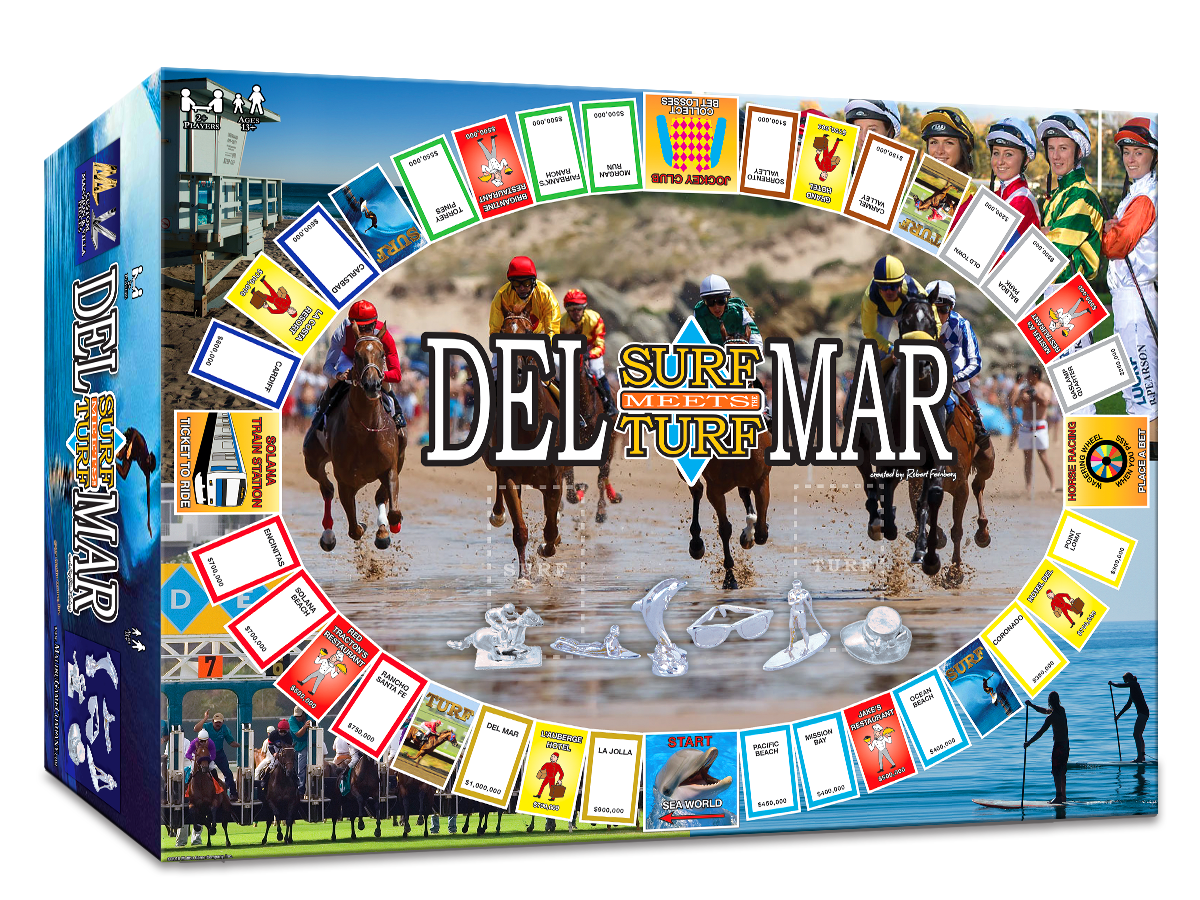 Del Mar Surf Meets Turf Property Trading Game